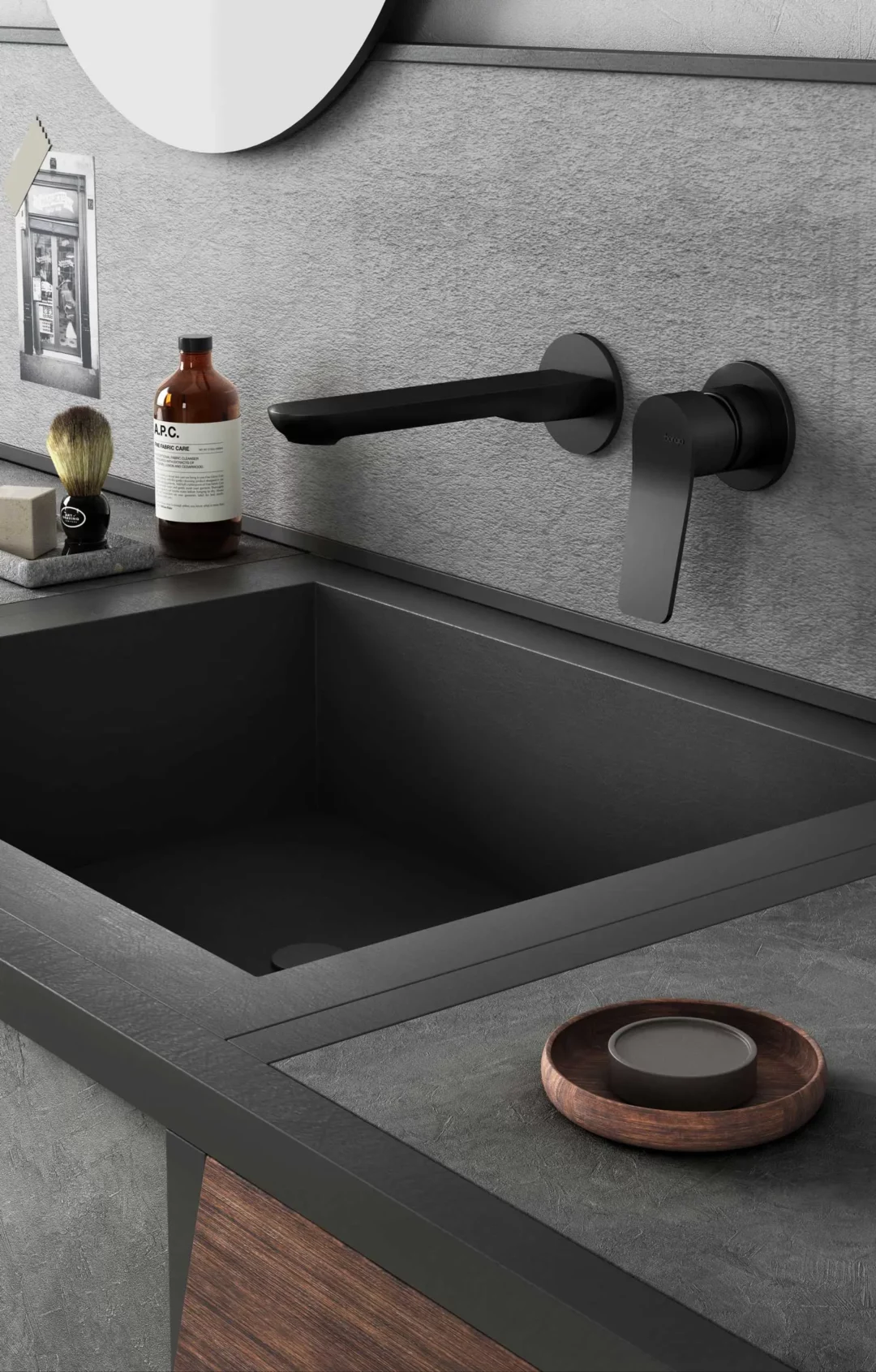 Bongio Gio 2 Miscelatore lavabo incasso con bocca 206 mm 80538/PR - immagine 2