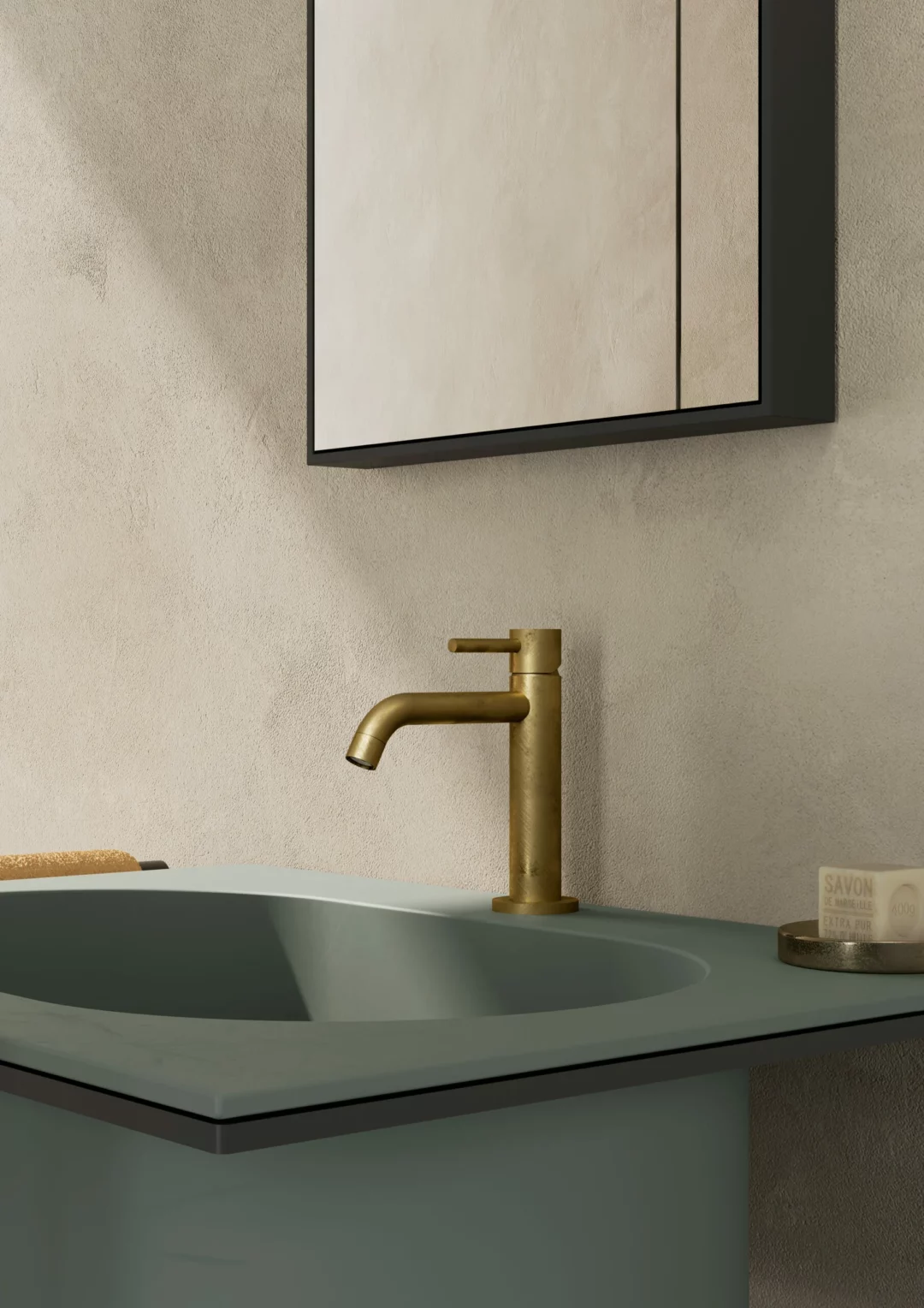 Bongio ON Miscelatore Lavabo con piletta clic-clac in ottone 68521/PR - immagine 3